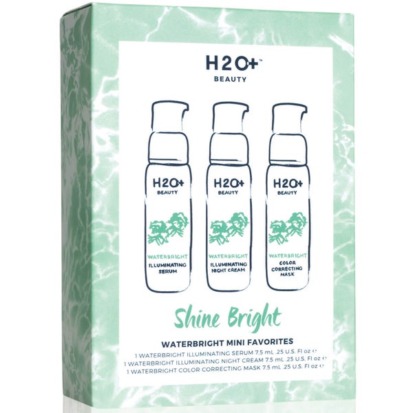 H2O+ Beauty Shine Bright Waterbright Mini Favorites