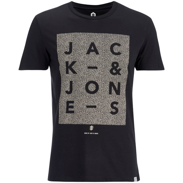 Jack & Jones Men's Core Paris Print T-Shirt - Black