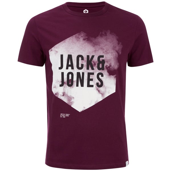 Jack & Jones Men's Core Atmosphere T-Shirt - Port