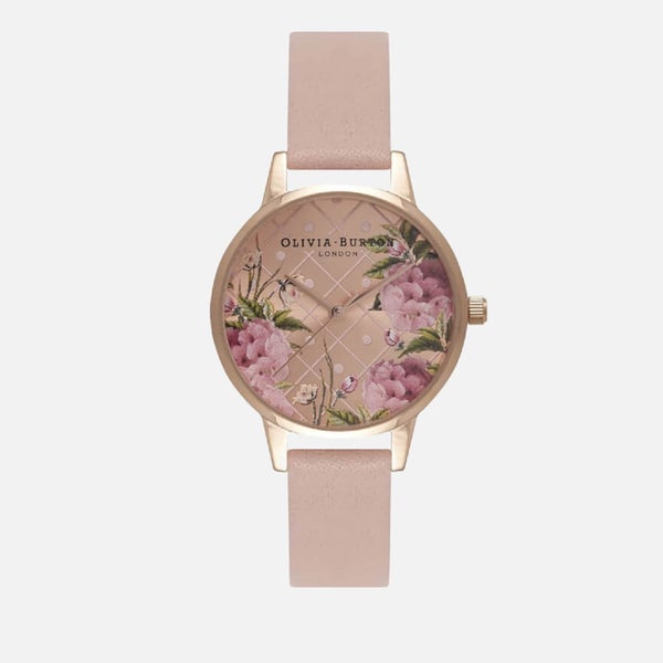 Olivia Burton Women's Dot Design Midi Watch - Dusty Pink/Rose Gold