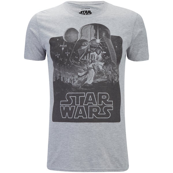 Star Wars New Hope Mono Heren T-Shirt - Grijs