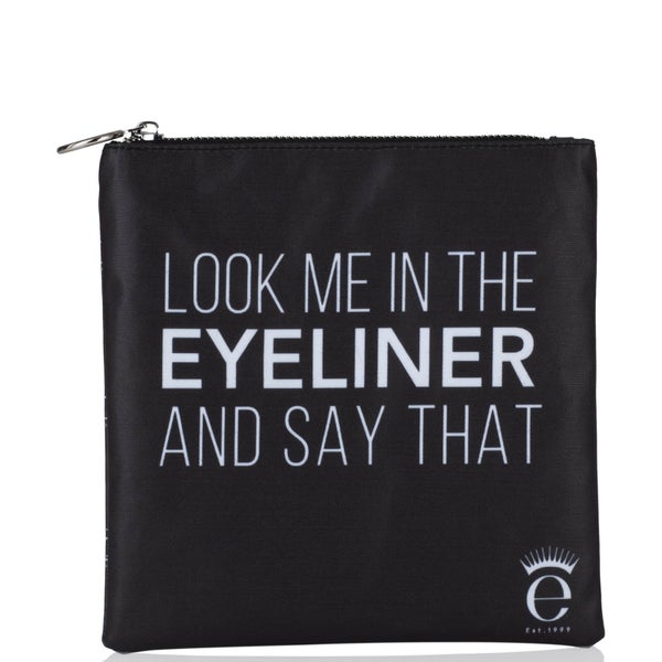 Eyeko Collectible "Look at me in the Eyeliner and say that" Bag - Black