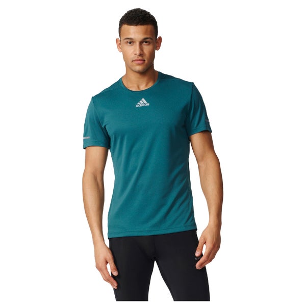 adidas Men's Sequencials Climalite Running T-Shirt - Green