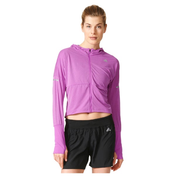 adidas Women's Pure X Running Jacket - Purple