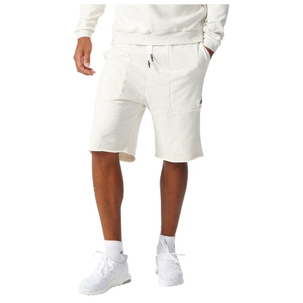 adidas Men's HVY Terry Training Shorts - White