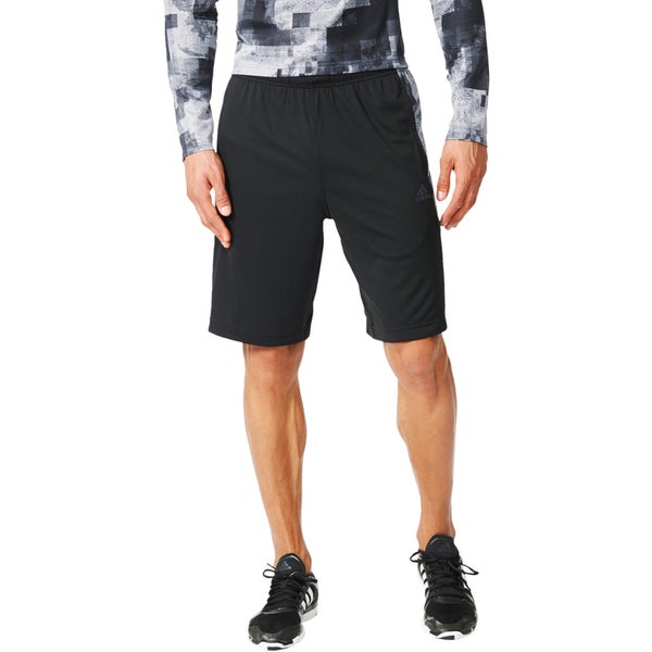 adidas Men's Cool 365 Training Long Shorts - Black