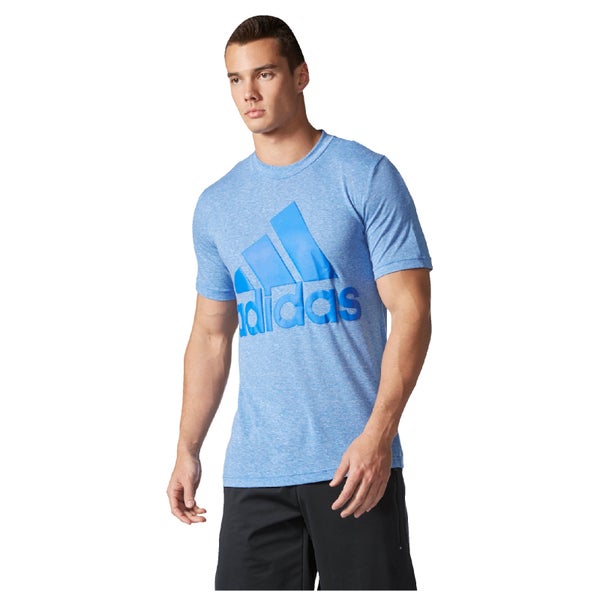 adidas Men's Basic Logo Training T-Shirt - Blue