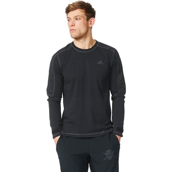 adidas Men's Workout Training Sweatshirt - Black