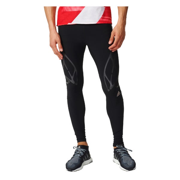 adidas Men's Adizero Sprintweb Running Long Tights - Black