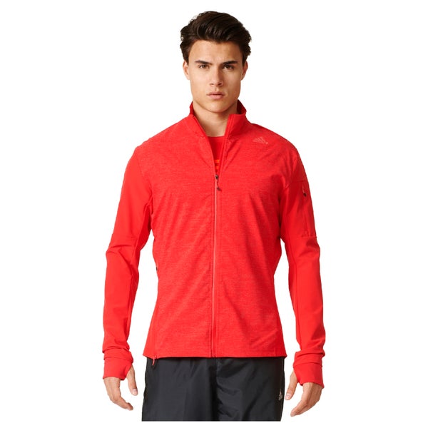 adidas Men's Supernova Storm Running Jacket - Red