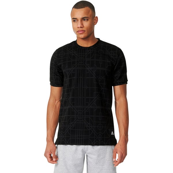 adidas Men's Graphic DNA Training T-Shirt - Black
