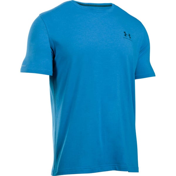 Under Armour Men's Sportstyle Left Chest Logo T-Shirt - Brilliant Blue/Nova Teal