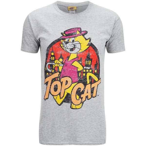 Top Cat Herren Top Cat in the City T-Shirt - Grau