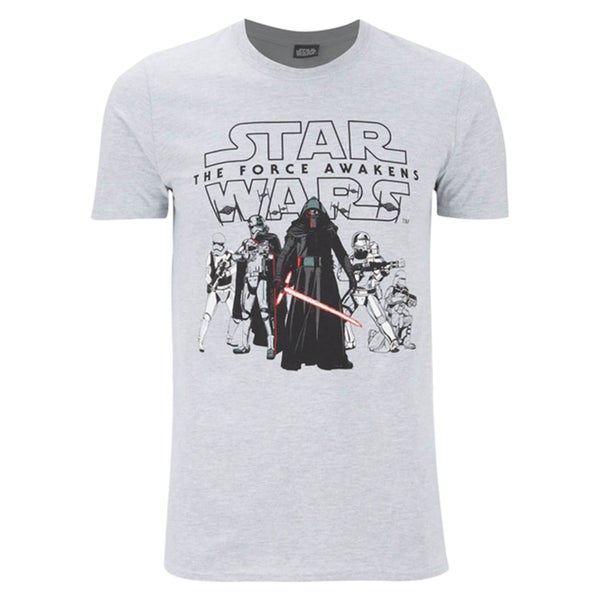 T-Shirt Homme Star Wars Le Premier Ordre - Gris