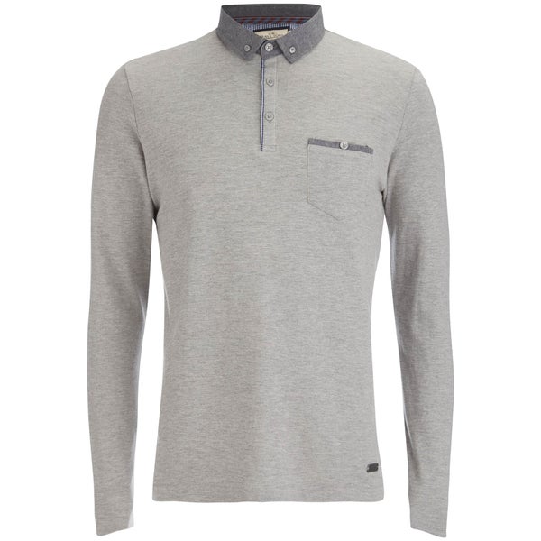 Polo Homme Homme Brave Soul Hera - Gris Chiné