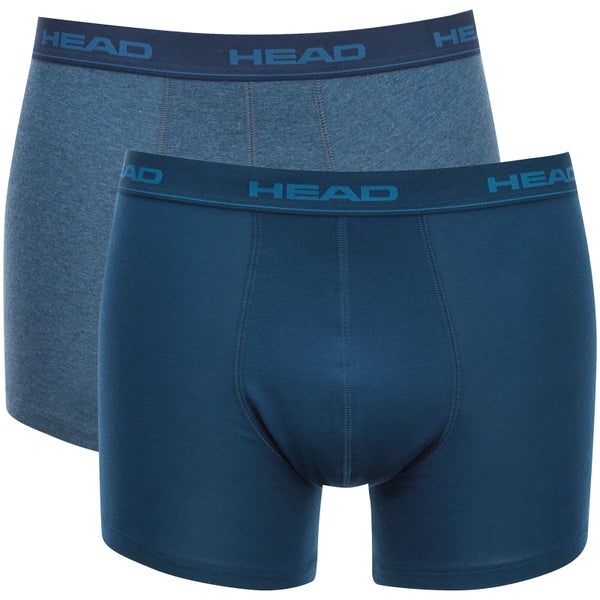 Lot de 2 Boxers Head pour Homme - Bleu Paradis