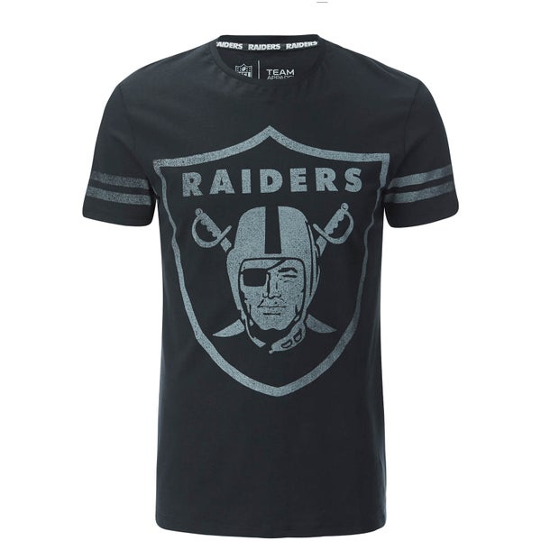 NFL Men's Oakland Raiders Logo T-Shirt - Black