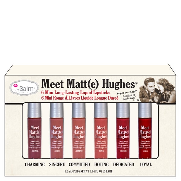 theBalm Meet Matt(e) Hughes Mini Liquid Lipsticks Kit