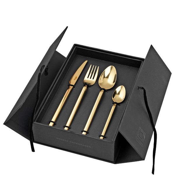 Broste Copenhagen Tvis Gold Cutlery Set