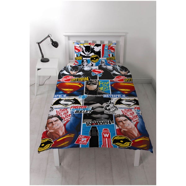 Batman v Superman Clash Rotary Duvet Set