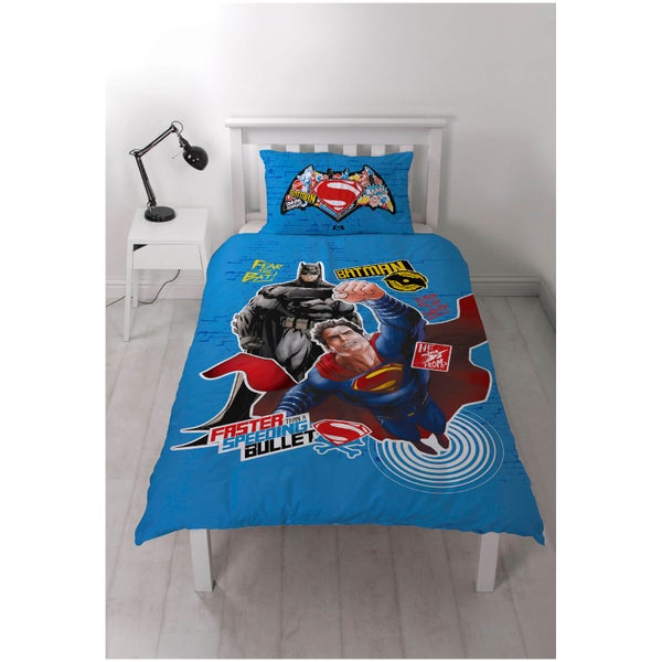Parure de lit Batman v Superman