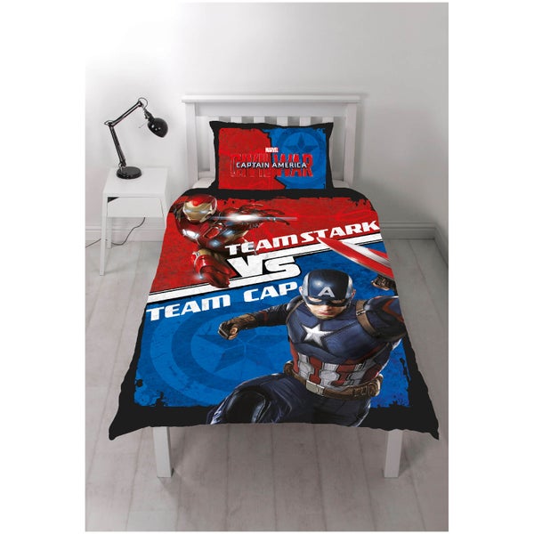 Captain America: Civil War Panel Duvet Set