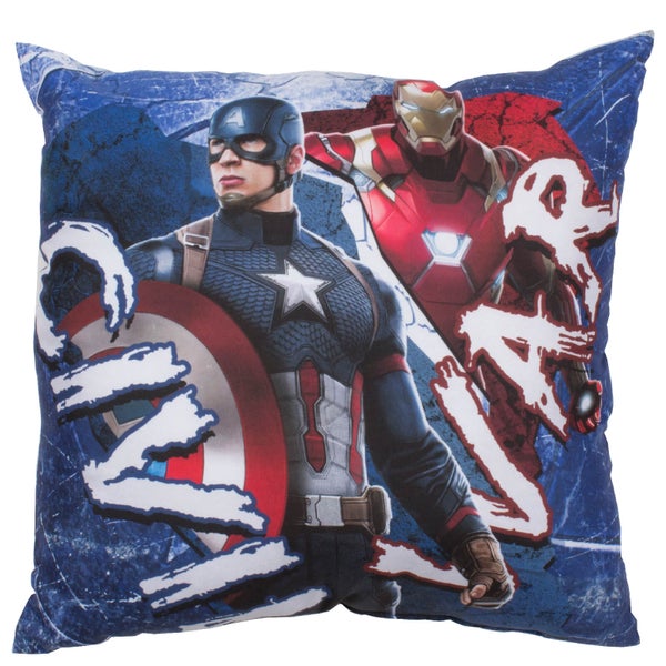 Captain America: Civil War Reversible Square Cushion - 40 x 40cm