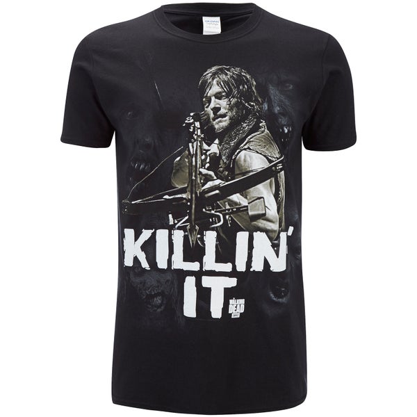 The Walking Dead Killin It Heren T-Shirt - Zwart