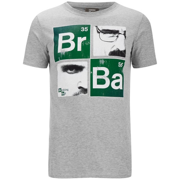 T-Shirt pour Homme - Breaking Bad Carré -Gris