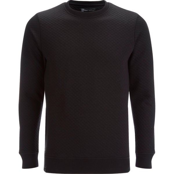 Dissident Men's Claredale Quilted Sweatshirt - Black
