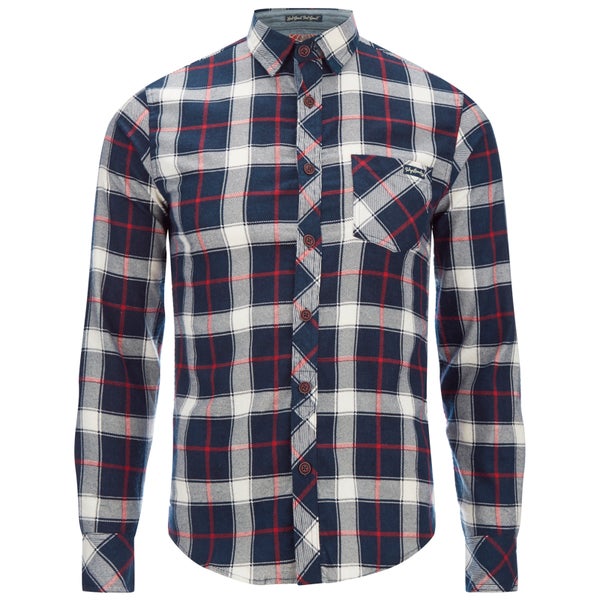 Tokyo Laundry Men's Callaghan Flannel Long Sleeve Shirt - Red
