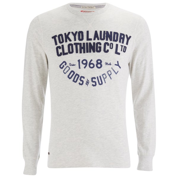 Tokyo Laundry Men's Point Hendrick Long Sleeve Top - Oatgrey Marl