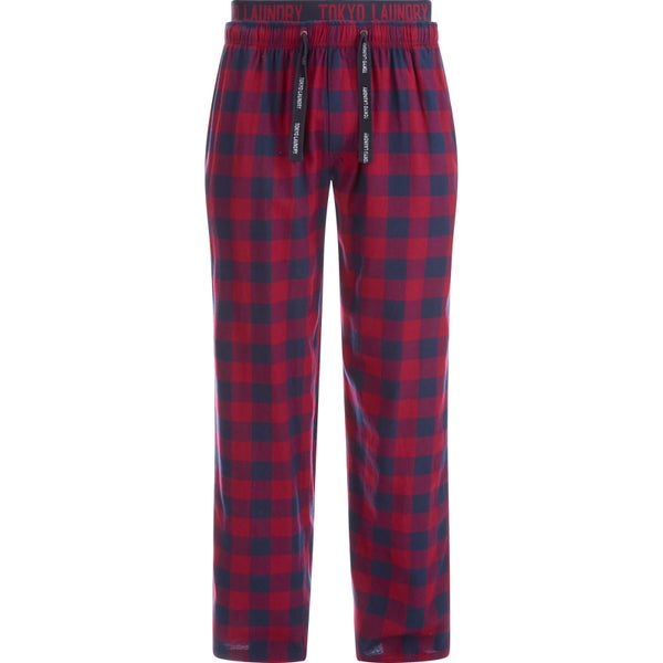 Tokyo Laundry Men's Cliffords Flannel Lounge Pants - Rumba Red