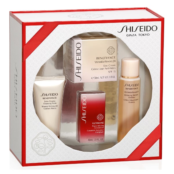 Shiseido Benefiance WrinkleResist 24 Cream Kit (Worth £124.00)