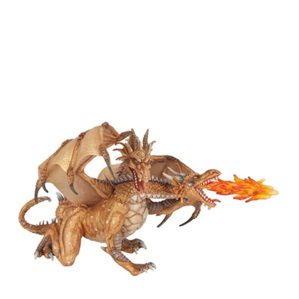Papo Fantasy World: Two Headed Dragon - Gold