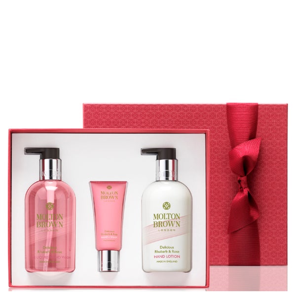 Molton Brown Delicious Rhubarb & Rose Hand Gift Set (Worth £48.00)
