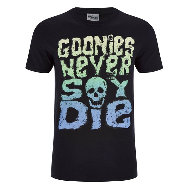 Goonies Mens Never Say Die T-Shirt - Zwart