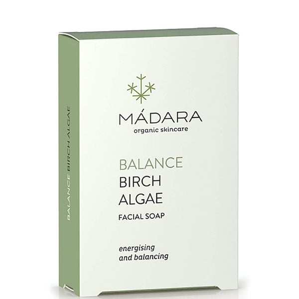 Jabón facial equilibrante Birch Algae de MÁDARA 70 g
