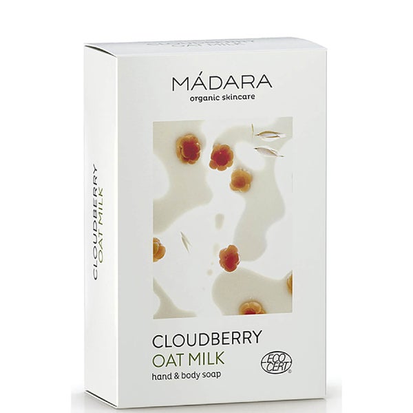 MÁDARA Cloudberry & Oat Milk sapone mani e corpo 150 g
