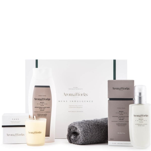 Set de regalo para hombre Men's Indulgence de AromaWorks