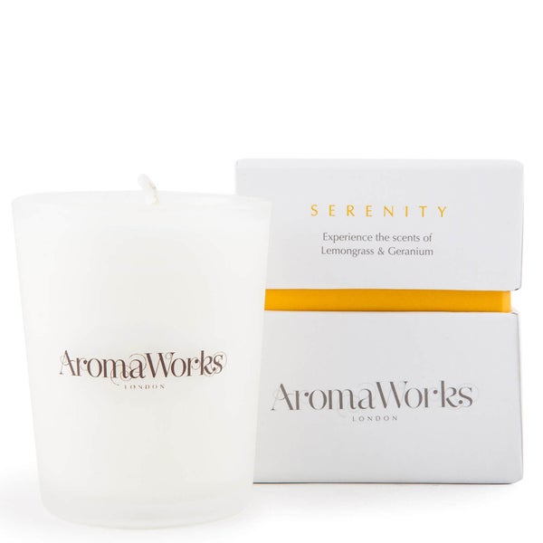 Bougie Serenity AromaWorks 10 cl