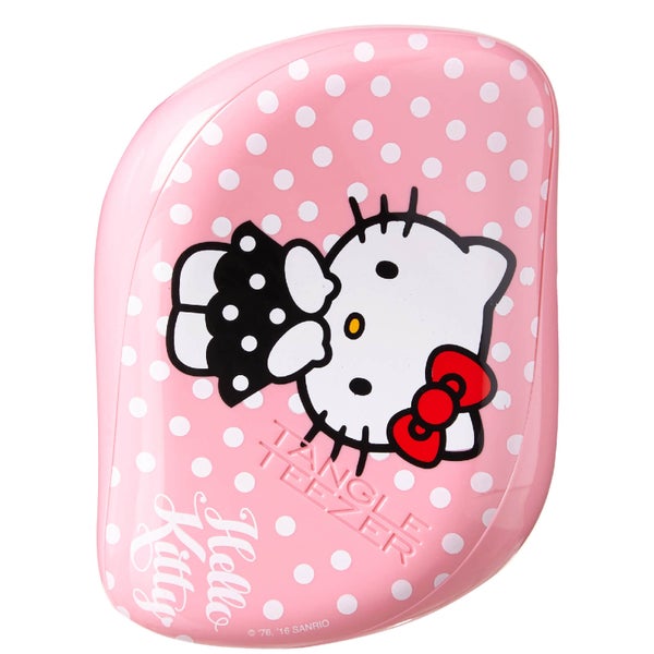 Brosse à cheveux compacte démêlante Hello Kitty - rose