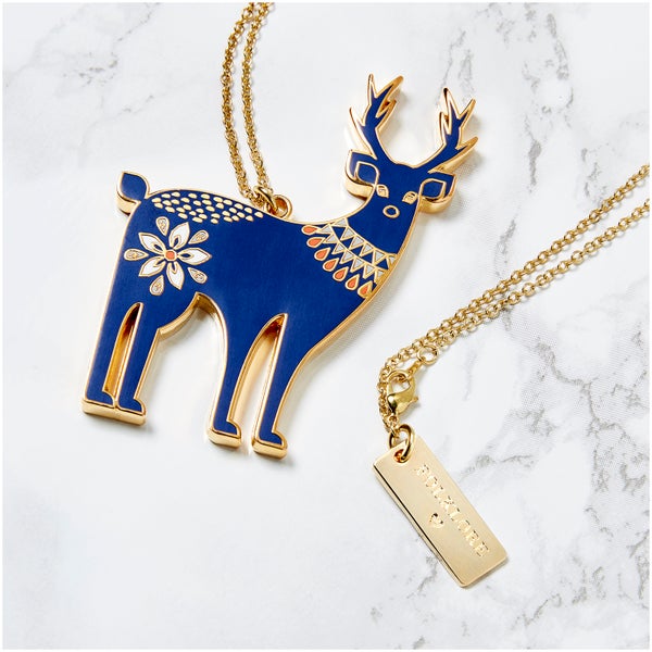 Folklore 'Oh Deer' Enamel Necklace