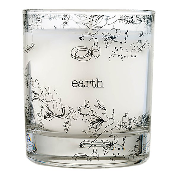 Bougie d'aromathérapie Earth Candle Five Element Elemental Herbology
