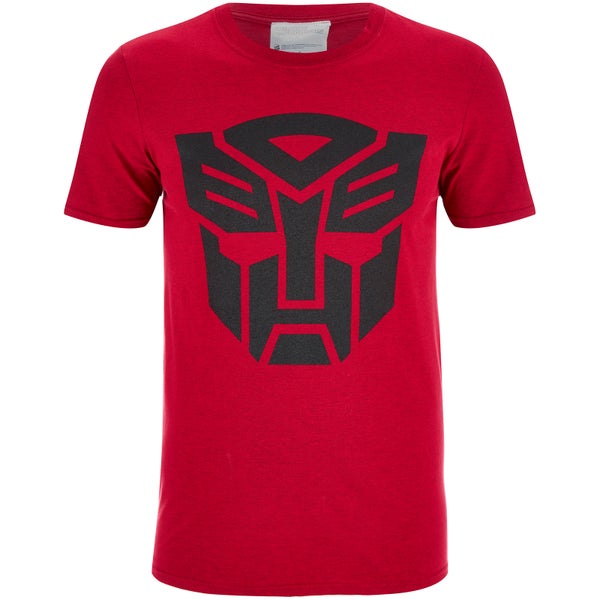 T-Shirt Homme Transformers Transformers Noir Emblem - Rouge