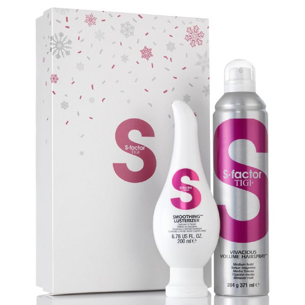 TIGI S Factor Vivacious Lustre Smoothing Gift Set (Worth £38.16)