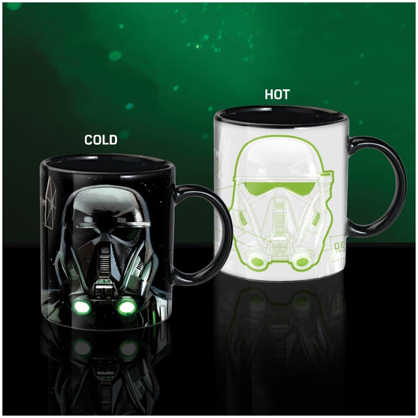 Star Wars Rogue One Death Trooper Heat Change Mug