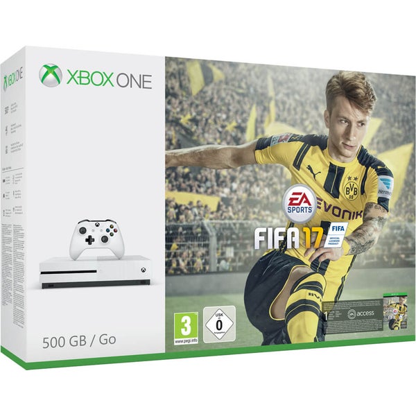 Xbox One S 500GB Console - Includes FIFA 17