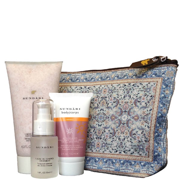 Sundari Beauty Bag to Hydrate Oily Skin (Worth £110.00)
