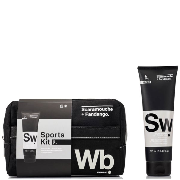 Подарочный набор для мужчин (гель-шампунь и сумка) Scaramouche & Fandango Sports Kit